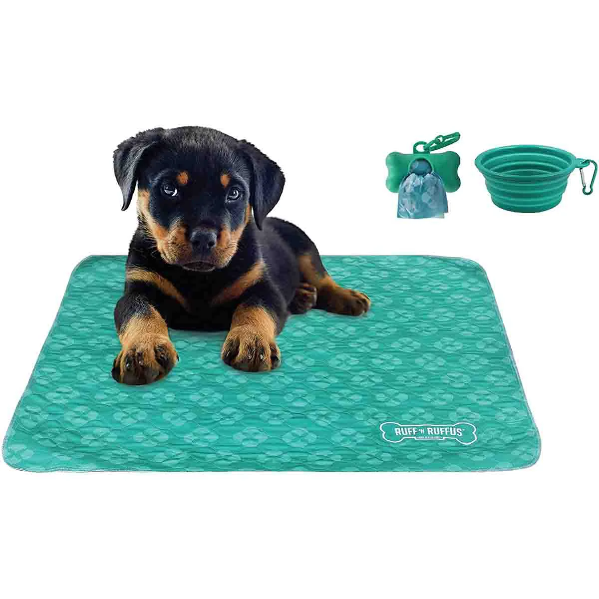 Optimized Electric Heated Pad With Travel Bowl And Bags Dispenser Smooth