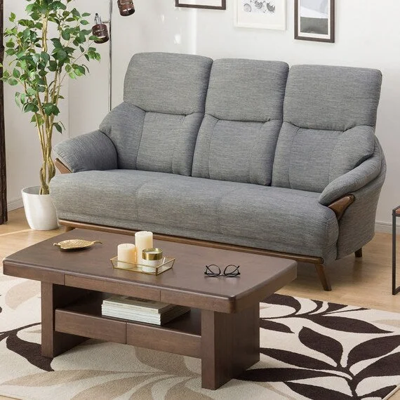 Fine Crafted 3 SEAT SOFA KOTEI3-HD DR-GY Carefully Designed