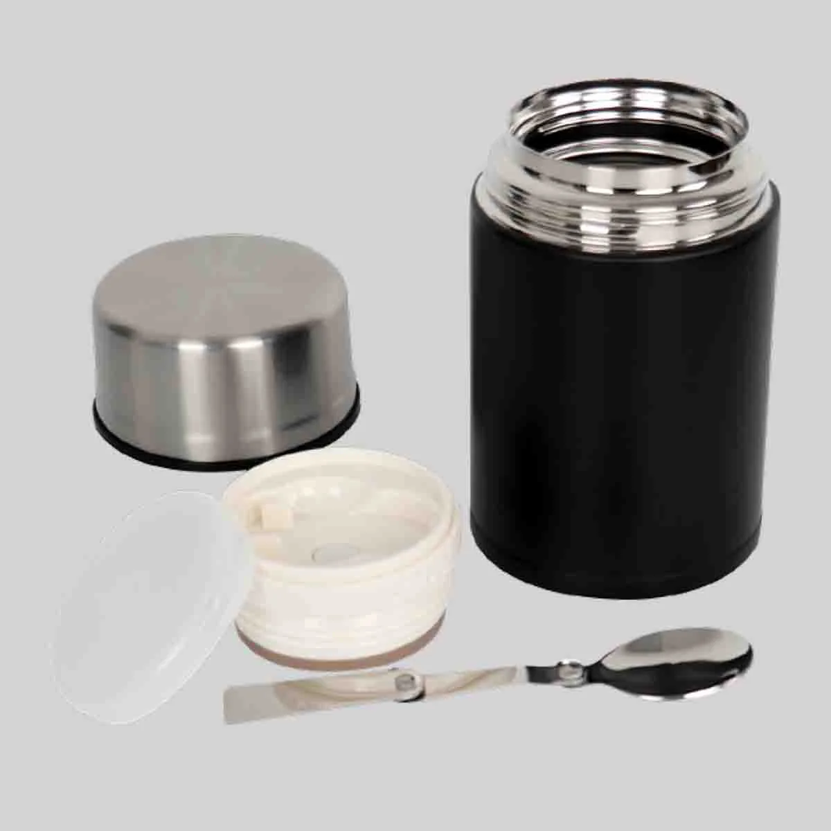 Quality Elite – Vacuum Food Container With Spoon Carefully Designed