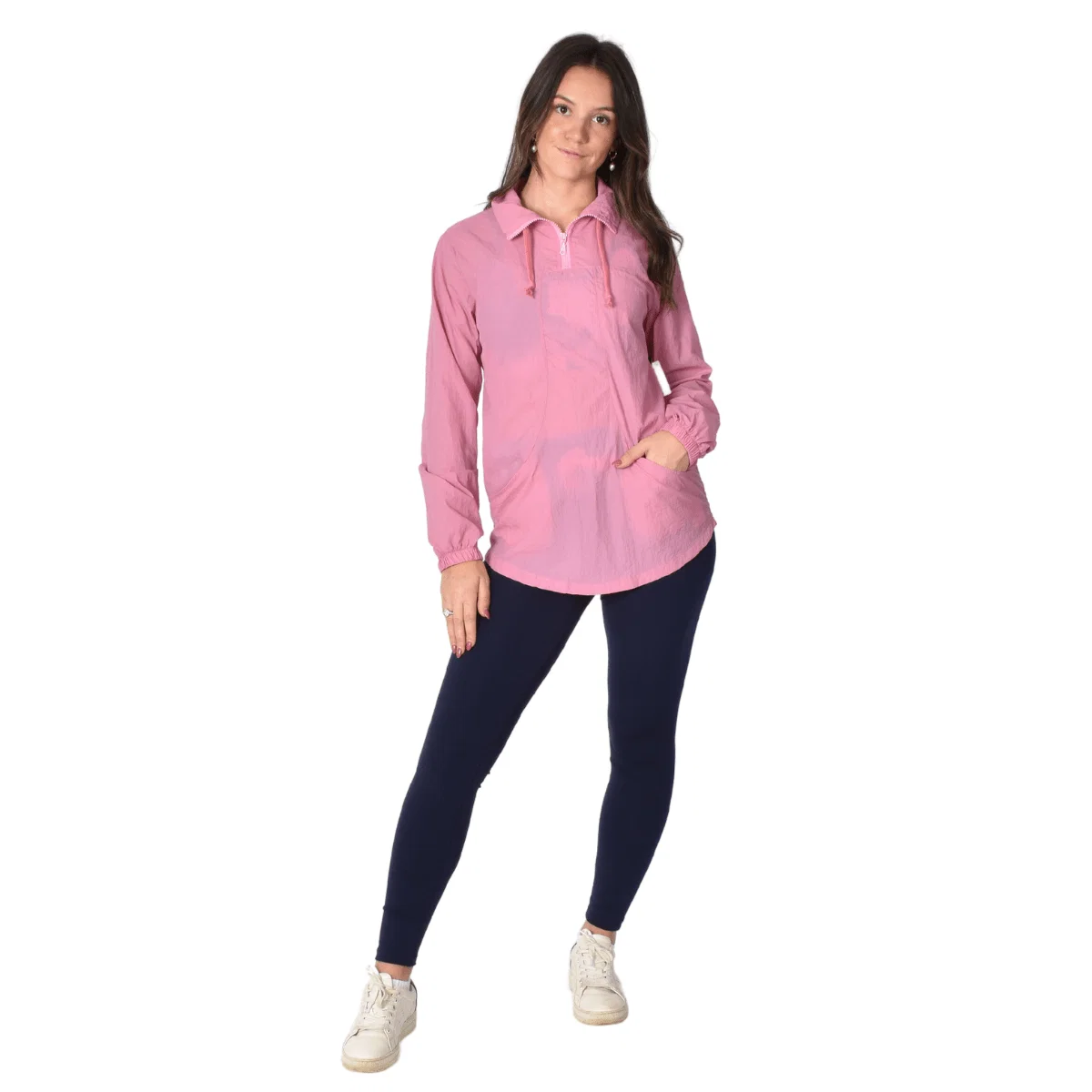 Green Activewear Windbreaker-Mauve Powerful