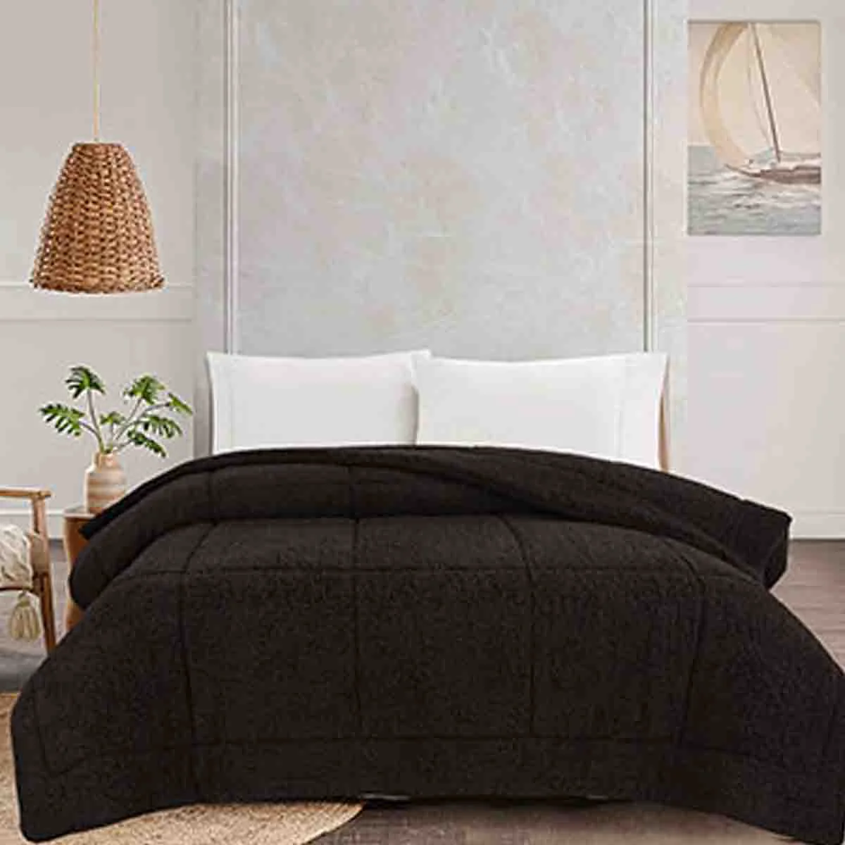 Reusable Rustic Cabin – NORDIK Sherpa Comforter Efficient