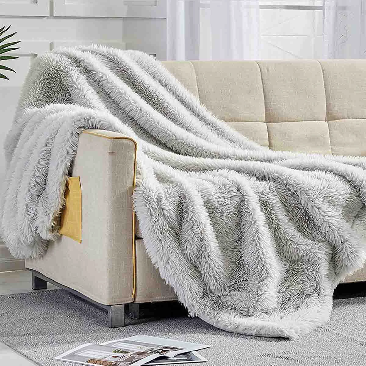 Professional Laurent Taylor – Tiffany Shag Throw Green