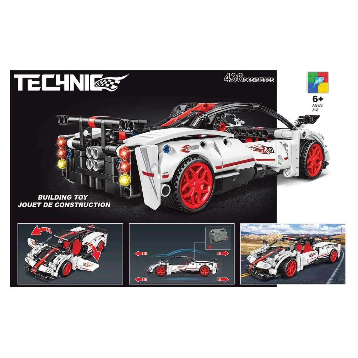 User-Friendly Technic Racing Car 436 Pcs Reliable