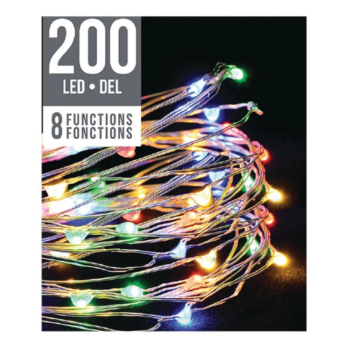 High-End 200 Micro Indoor Outdoor Led String Multi color Organic