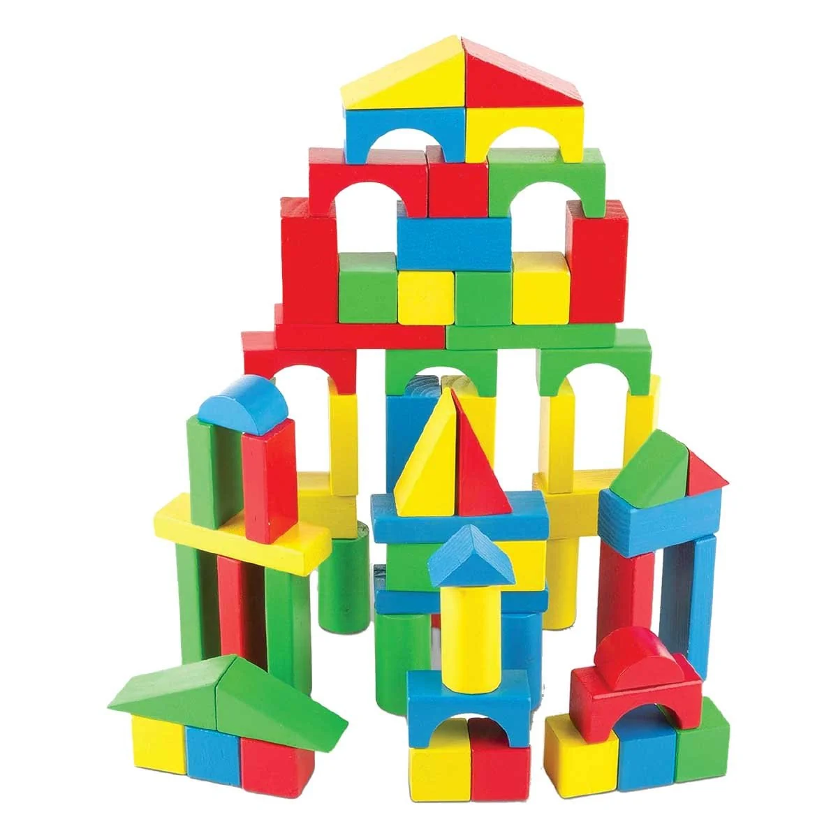 Luxury 100pcs Wooden Building Block High-Performance