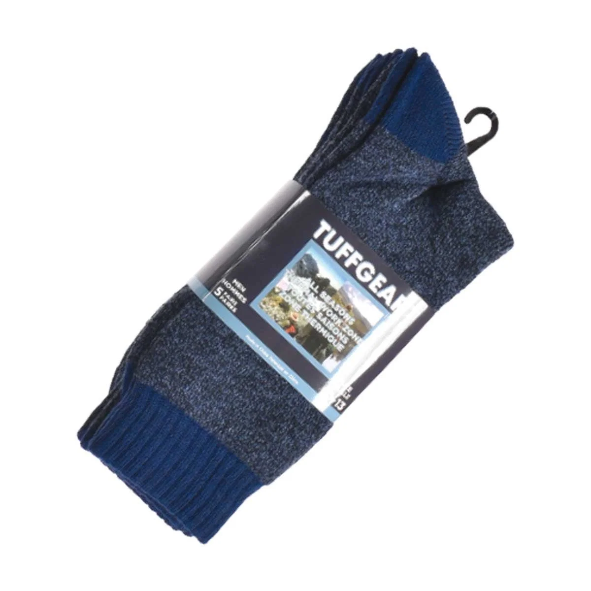 Optimized Men’s 5pk Thermal Socks black Crafted