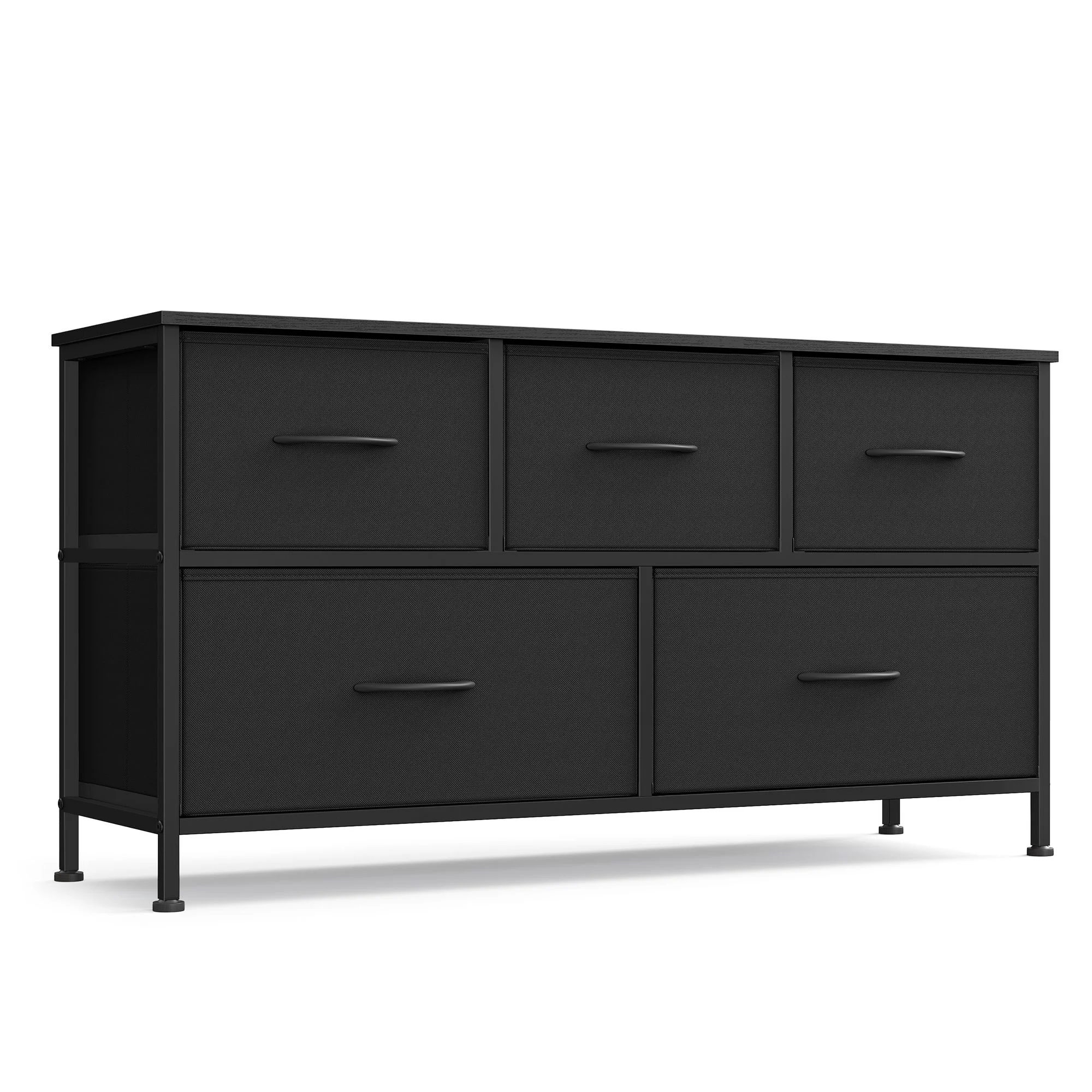 User-Friendly SONGMICS Dresser for Bedroom Wide Dresser with 5 Fabric Drawers First-Class