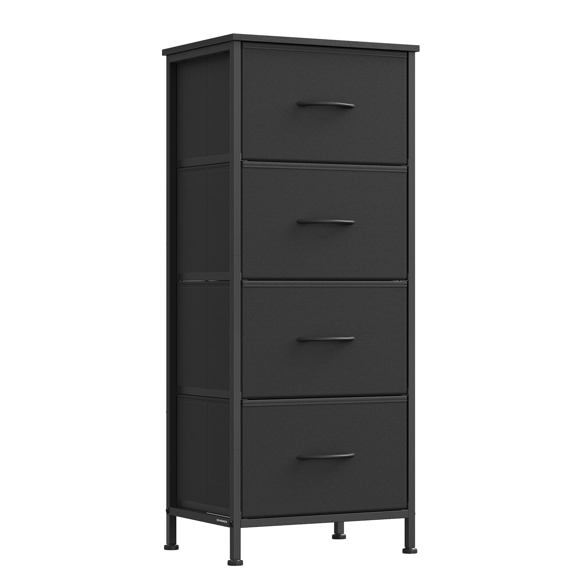 Next-Generation SONGMICS Dresser for Bedroom Tall Dresser with 4 Fabric Drawers Relaxed