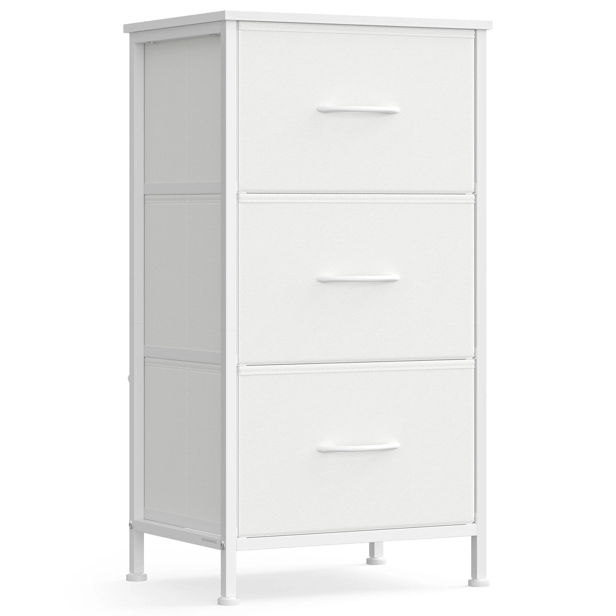 Original Design SONGMICS Dresser for Bedroom Small Dresser with 3 Fabric Drawers Long-Lasting