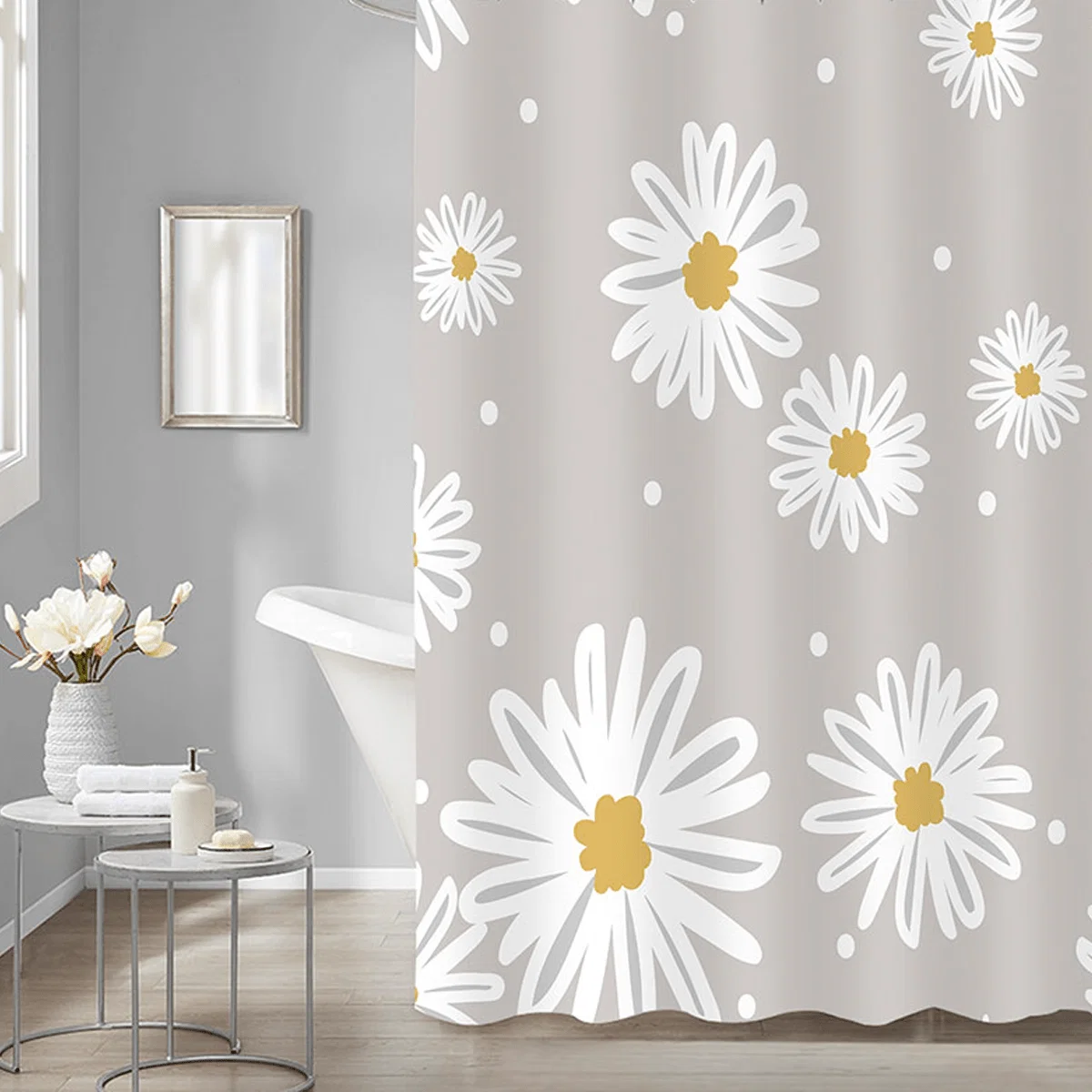 Classic LE SPA – DAISY Shower Curtain High-Performance