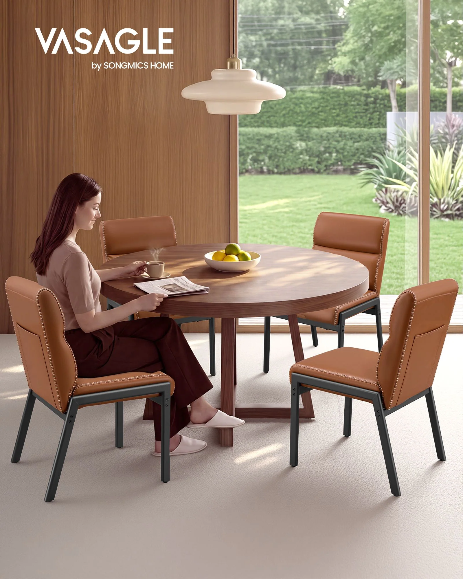 Selected VASAGLE VASAGLE Dining Chairs Set of 6 Reliable