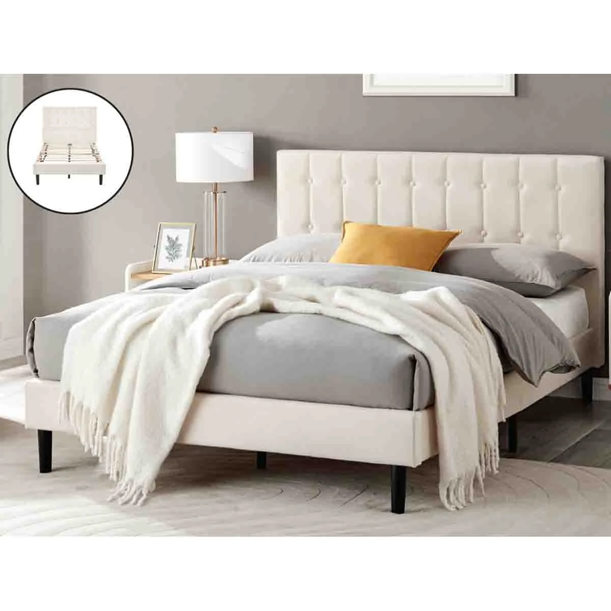 Contemporary Atelier Du Nord – Collins Bed Frame High-End
