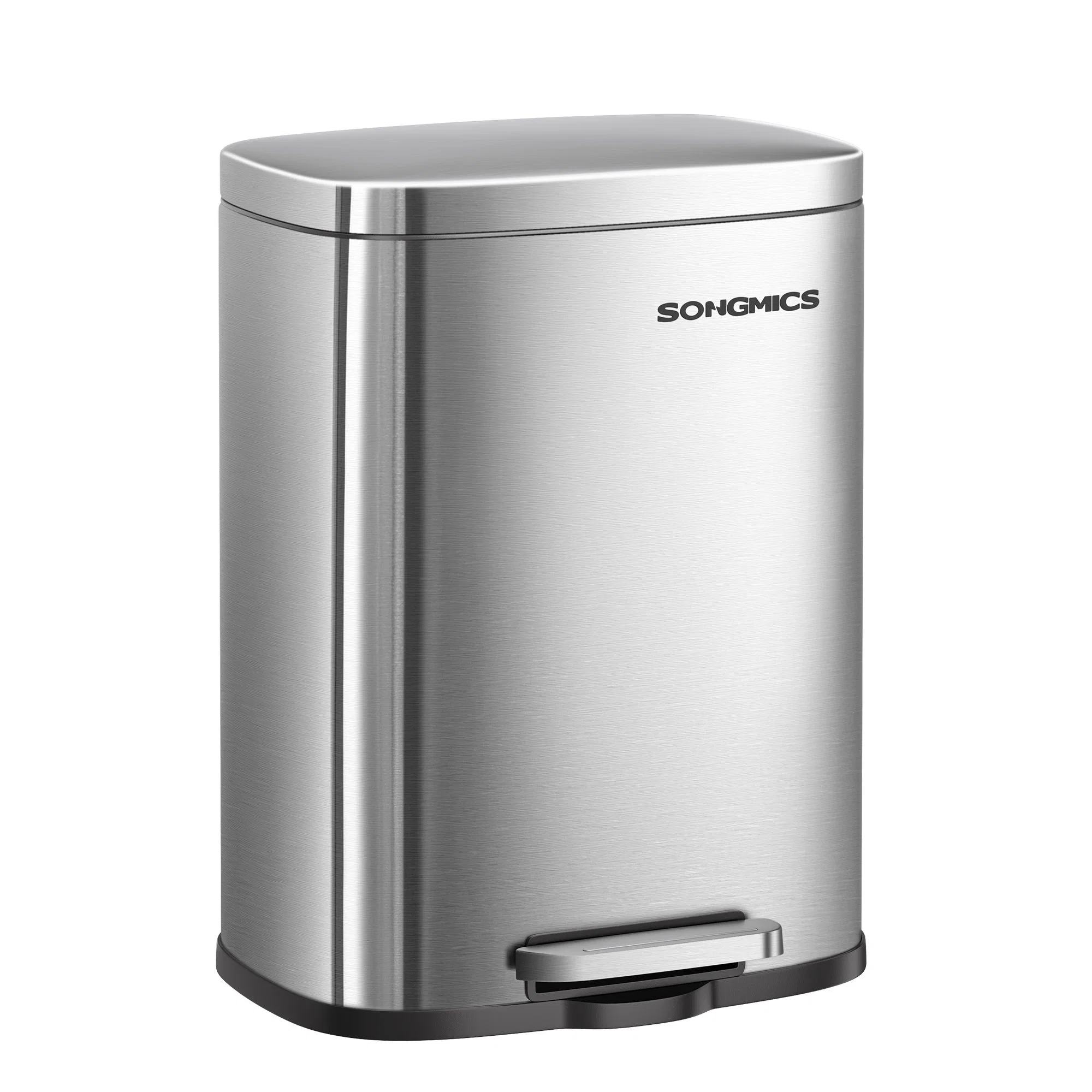 Luxury SONGMICS SONGMICS Stainless Steel Trash Can Flexible