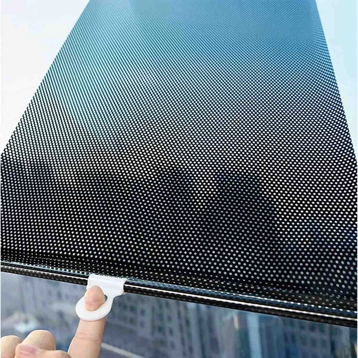 Healthy Studio 707 Sunshade Roller Blind with Suction Cups – Black Environmentally Friendly