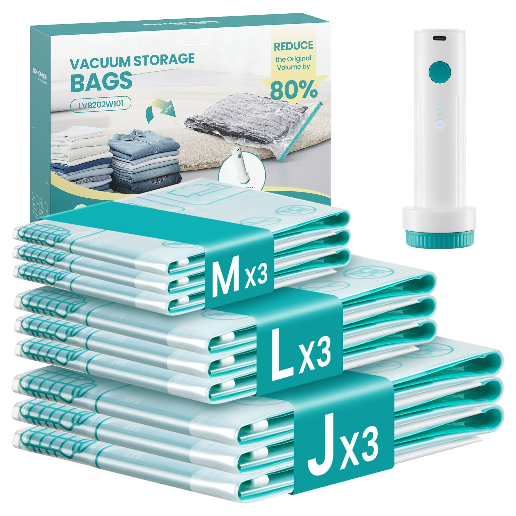 Stylish SONGMICS SONGMICS Vacuum Storage Bags Soft