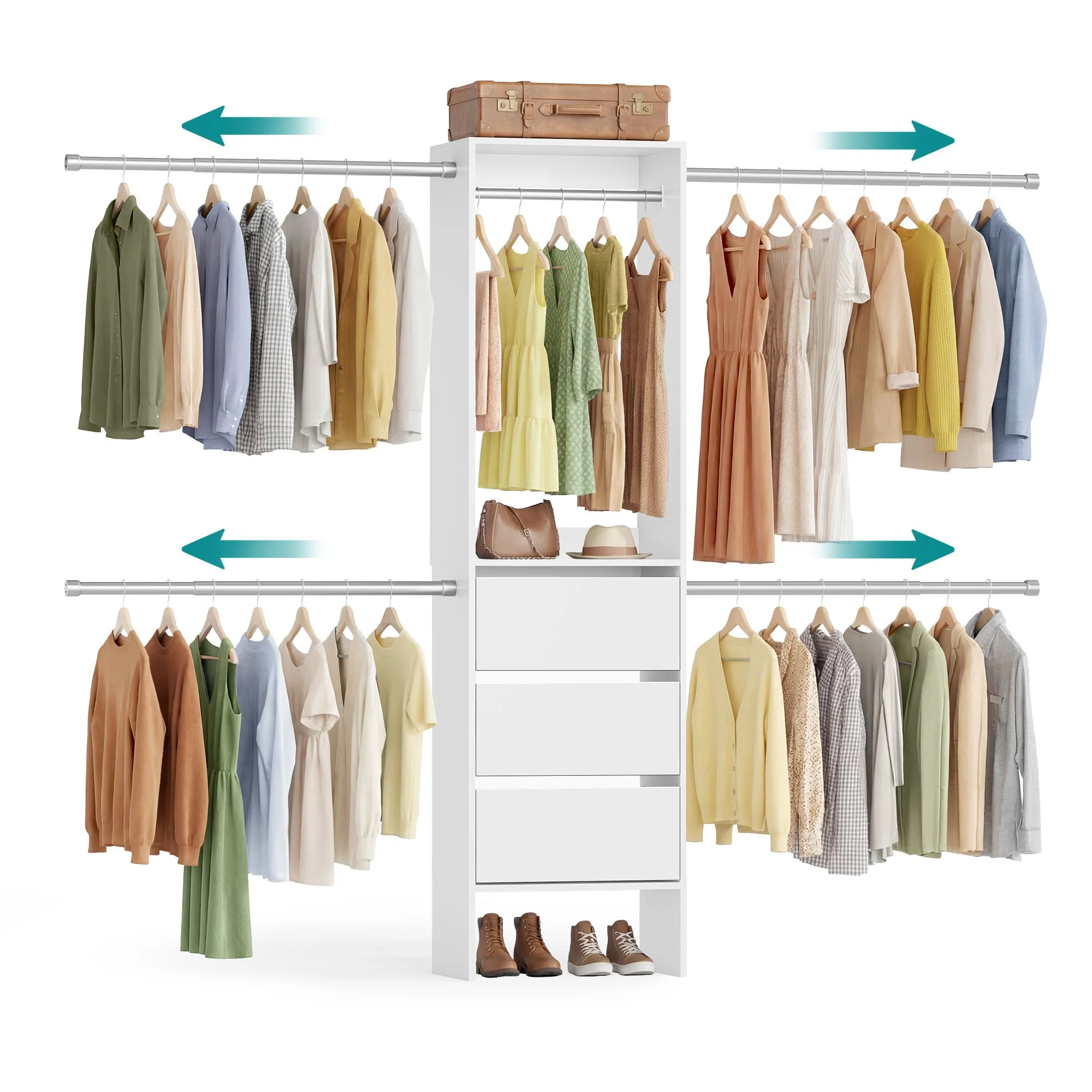 Luxury SONGMICS SONGMICS CUSTOS Collection – Closet System Comfortable