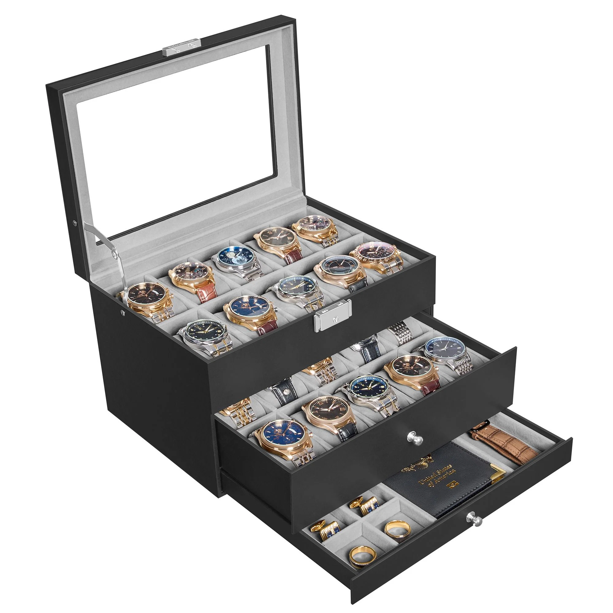 Selected SONGMICS SONGMICS Watch Box Stylish