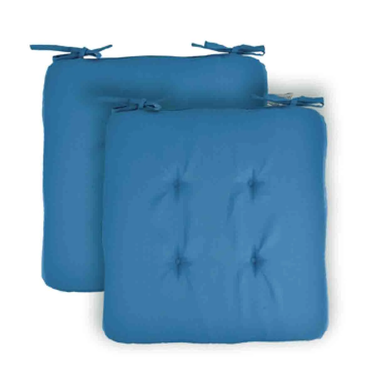 User-Friendly 2pk Chair Pad 17x17in Bali Solid Outdoor Practical
