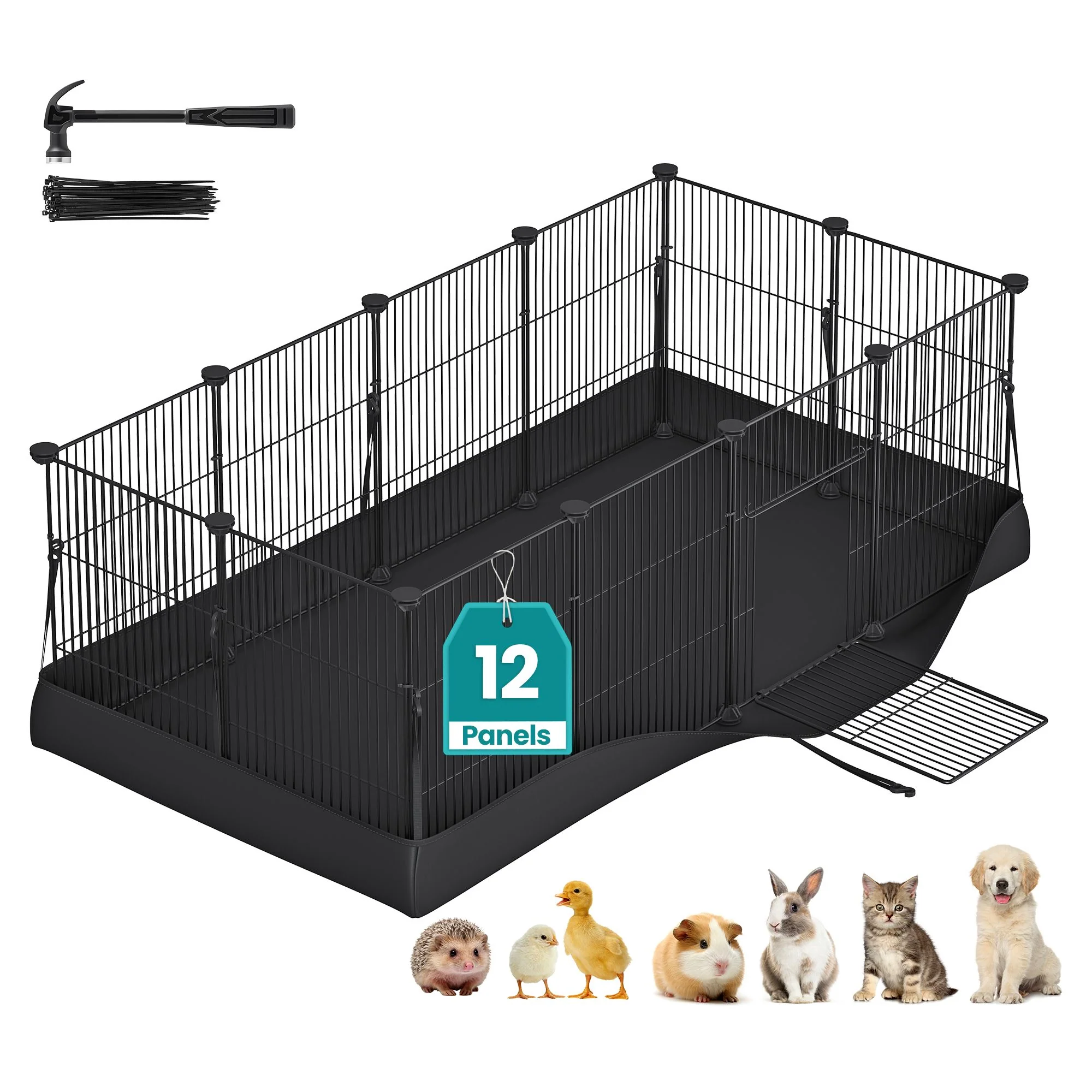 Recyclable SONGMICS SONGMICS Guinea Pig Playpen Efficient