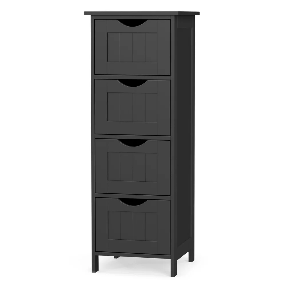 Healthy VASAGLE Slim bathroom storage cabinet with drawers for laundry or kitchen Powerful