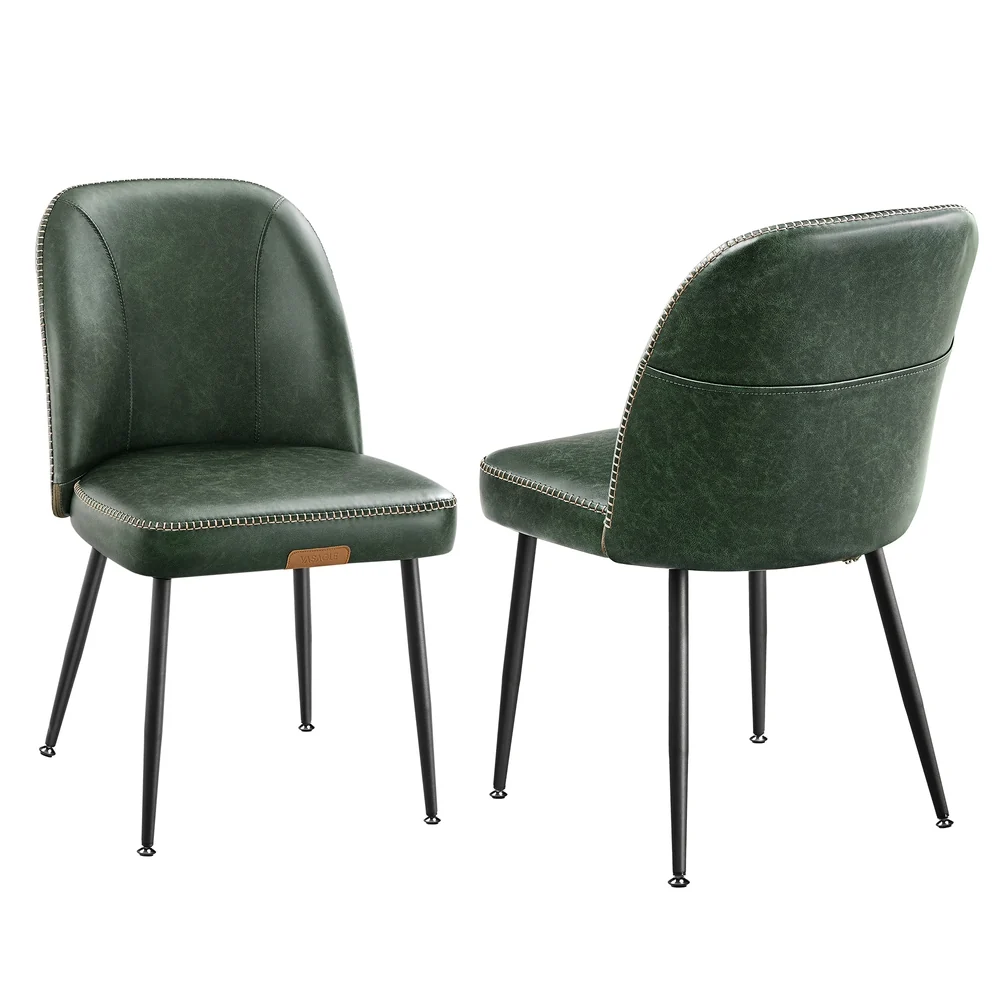 Safe VASAGLE Synthetic leather dining chair with storage pocket Refined