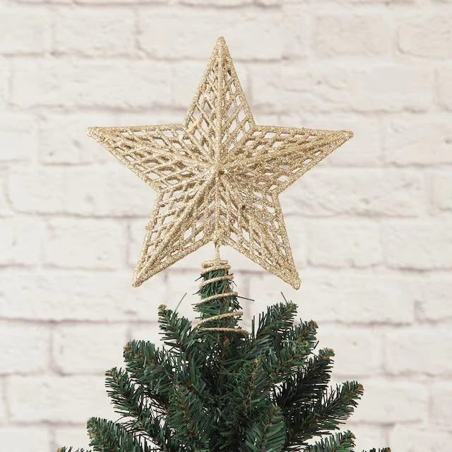 Safe CHRISTMAS 21CM STAR TREE TOPPER YF-20-JP003 N2AS Clean