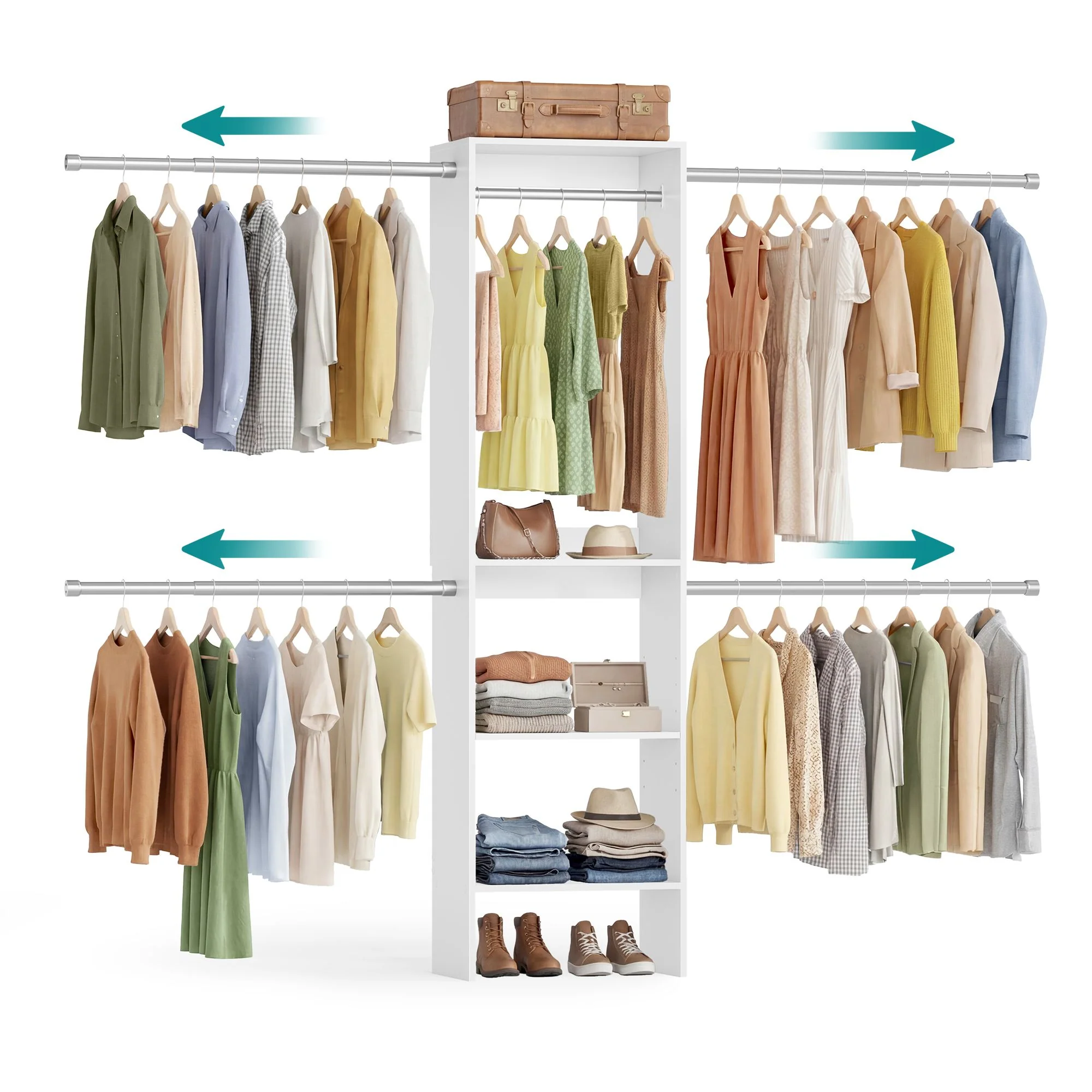 Contemporary SONGMICS SONGMICS Closet System Dependable