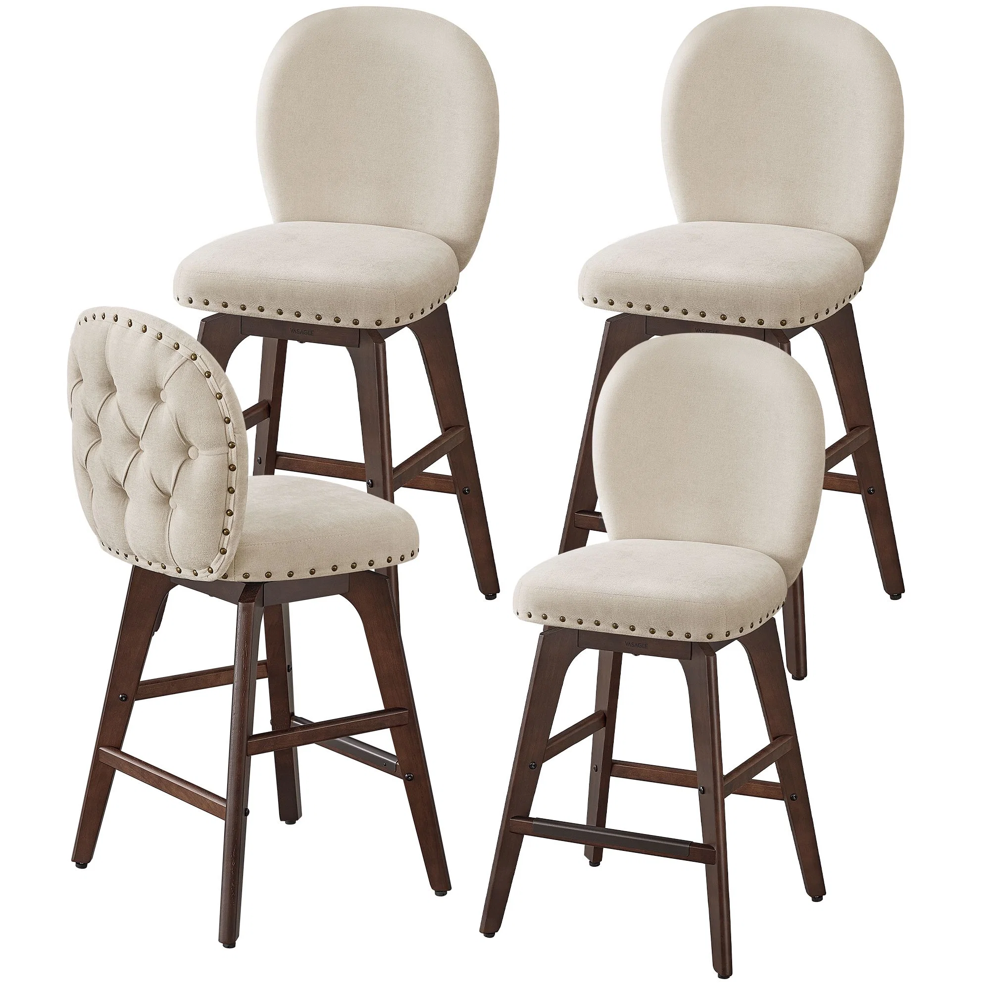 Efficient VASAGLE VASAGLE Bar Stools Set of 4 Dependable