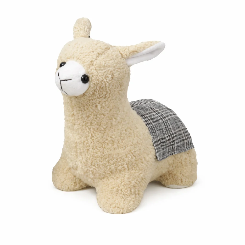 World-Class Door Stopper Llama Cream 10in Height 21x15x26cm Fine