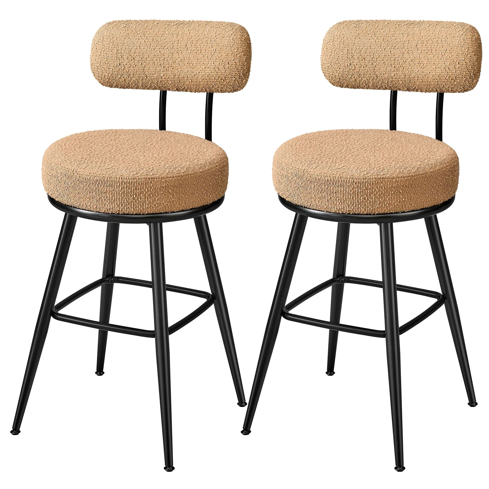 Sophisticated VASAGLE VASAGLE 360° Swivel Bar Stools Set of 2 Consistent