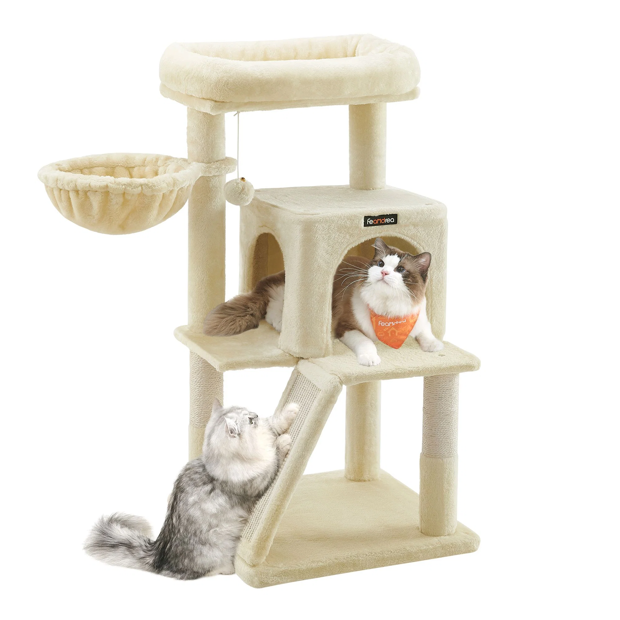 World-Class Feandrea Feandrea Cat Tree 37.8-Inch Cat Tower Convenient