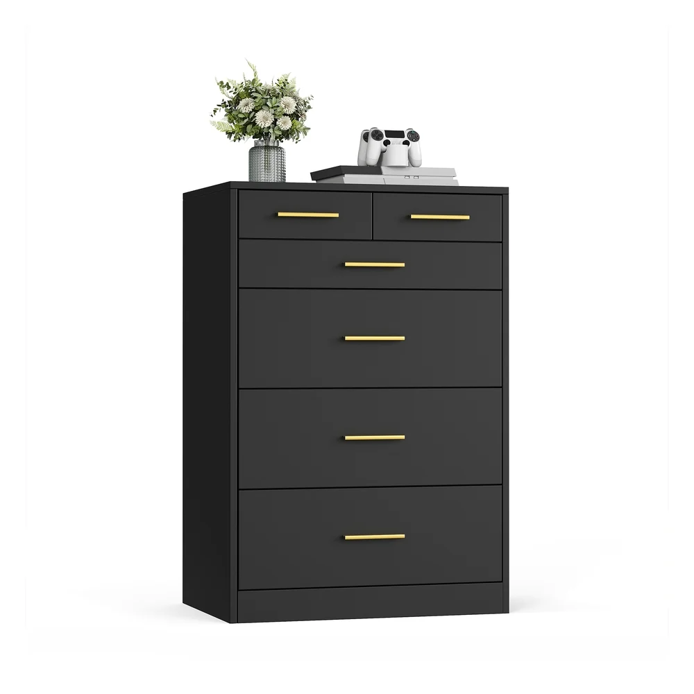 Organic VASAGLE Custos Collection – Dresser with Drawers Optimized