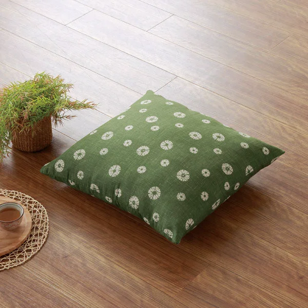 Stylish FLOOR CUSHIONCOVER SHIBORI2YGR Crafted