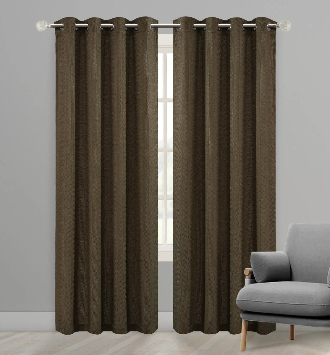 Innovative 2pk Panels 52×84 Jacquard Waffle Trendy