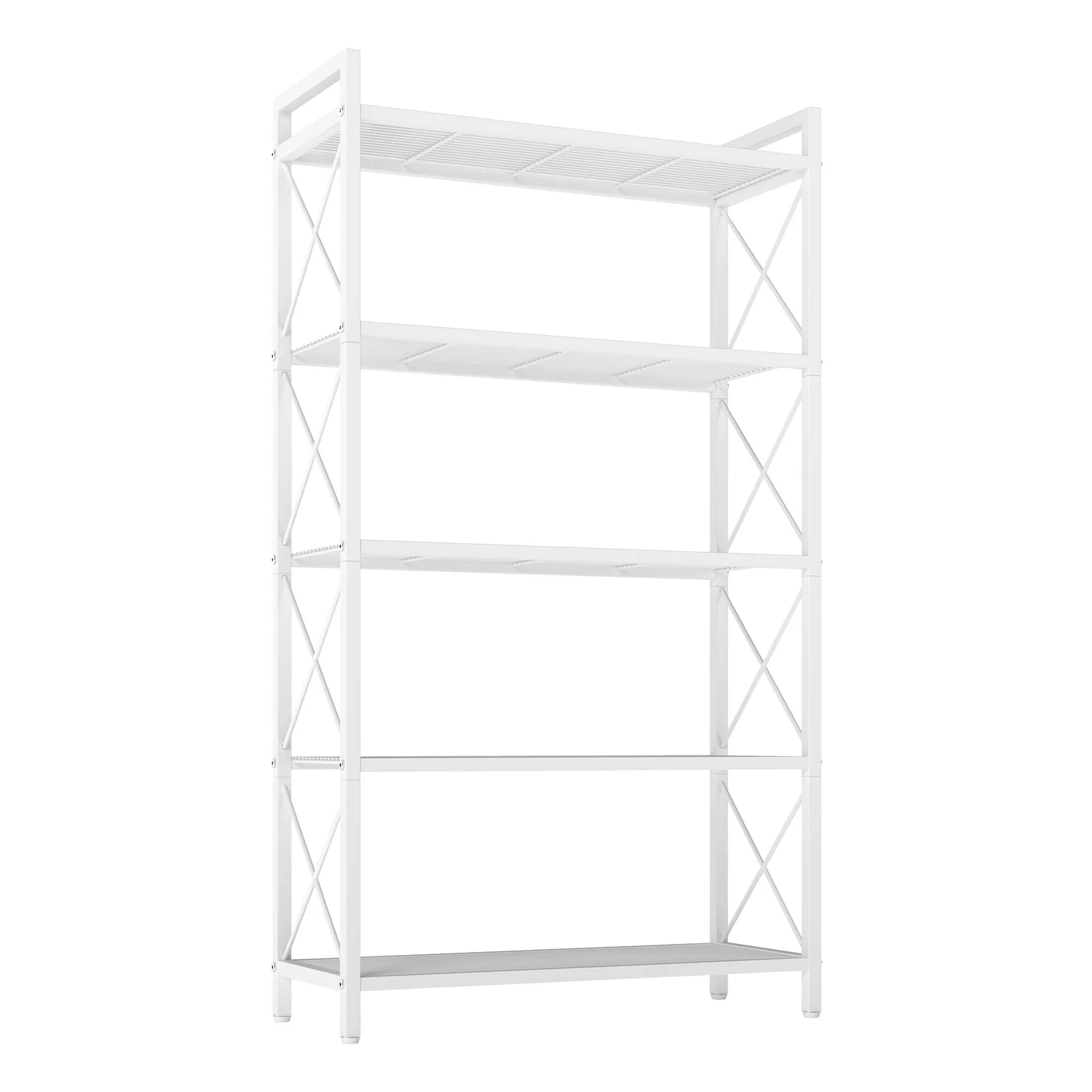 Long-Lasting SONGMICS Metal shelving unit for versatile storage for entryway and kitchen Dependable