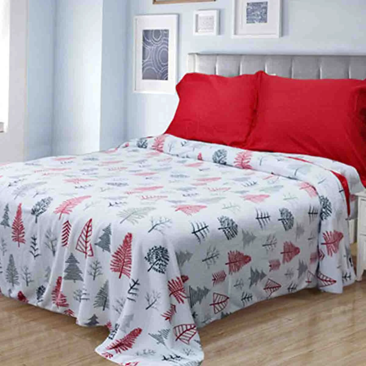 Breathable Rustic Cabin- Winter Wonderland 3 Microfleece Sheet Set Carefully Designed
