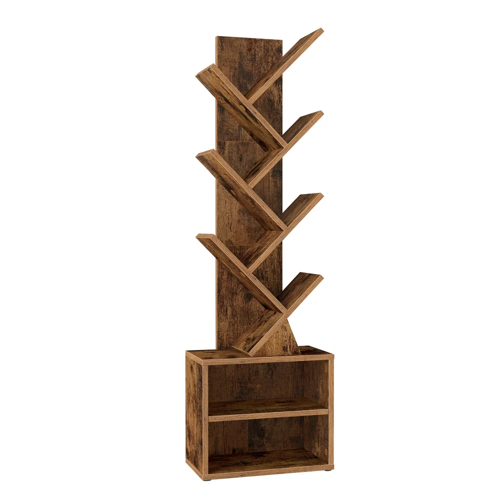 Healthy VASAGLE Custos Collection – Modern tree bookshelf with cabinet Fashionable