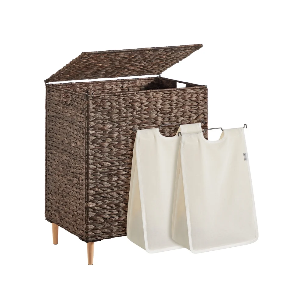 High-Quality SONGMICS Laundry Hamper with Lid and Removable Washable Liners Superior