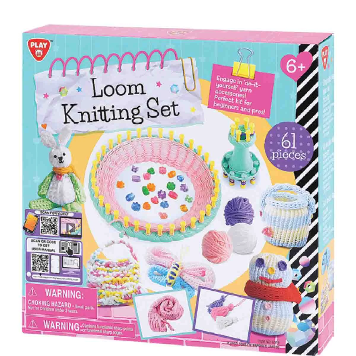 Premium Material Loom Knitting Set-61 Pcs Innovative