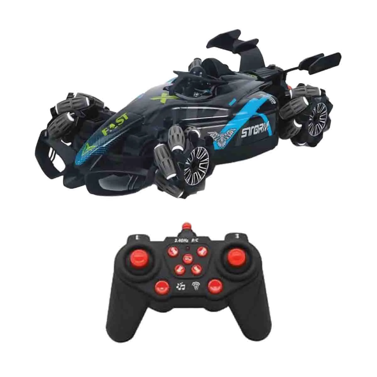 Solid 1 12 2.4ghz R c High Speed Stunt Drift And Spray Functions High-End