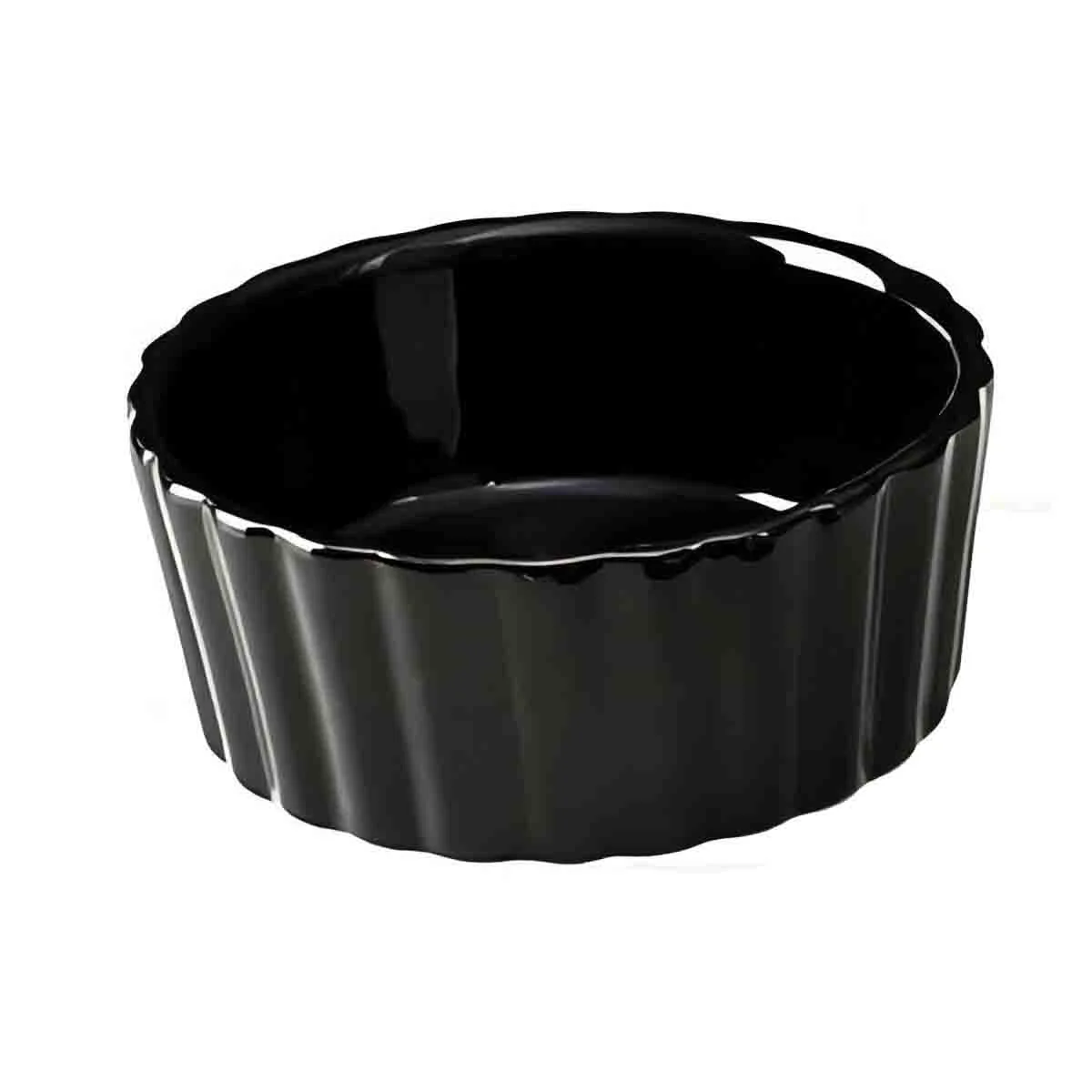 Fashionable A La Cuisine – Black Baking Dish Quiche Ceramic 11CM Genuine