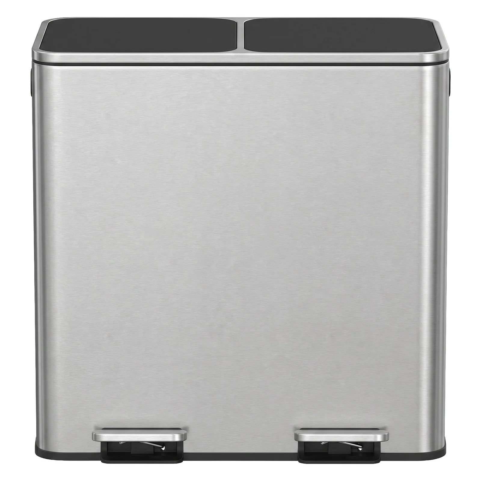 Reusable SONGMICS Dual compartment kitchen trash can with airtight lids Environmentally Friendly