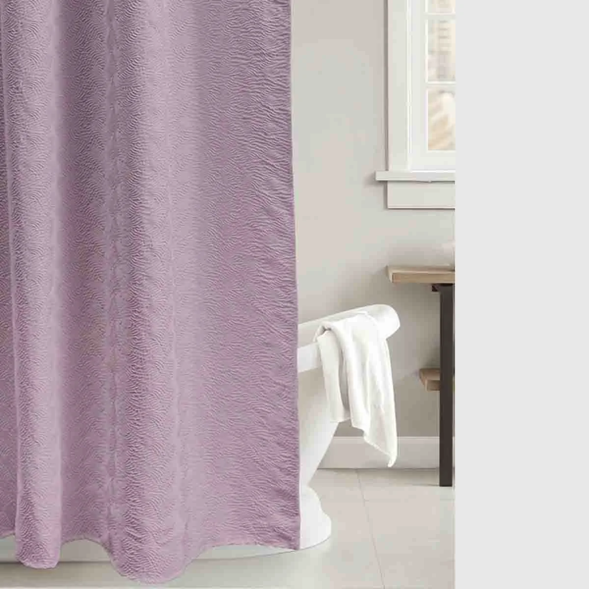 Official SPA- Embossed Shower Curtain Trusted