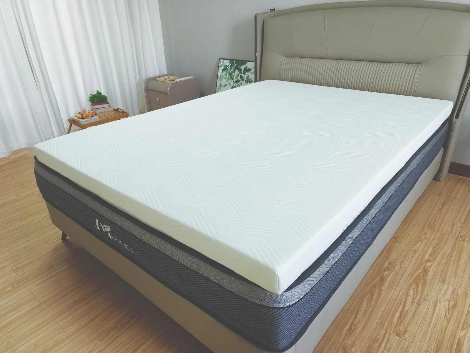 Crafted Maison Blanche-memory Foam 3inch Topper Environmentally Friendly