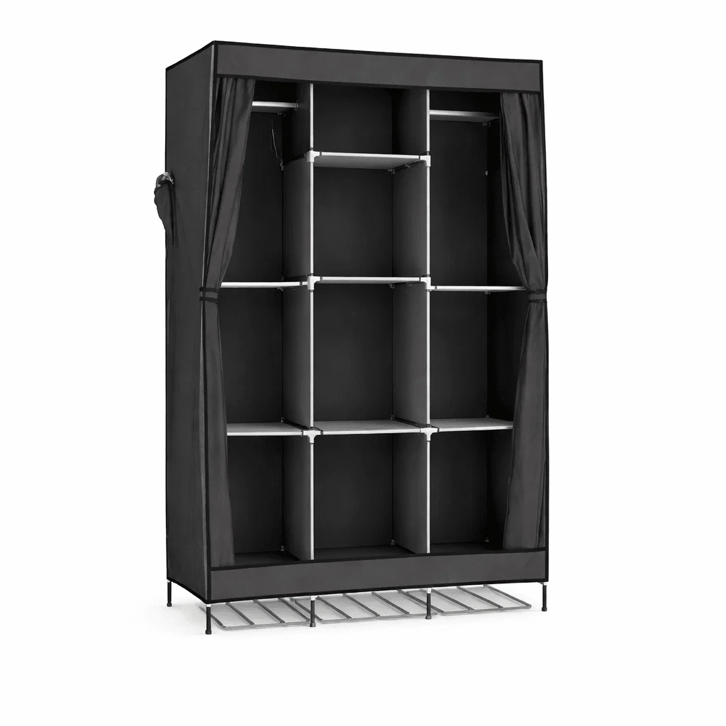 Sophisticated Studio 707- Grey Non-Woven Wardrobe Organizer Exceptional
