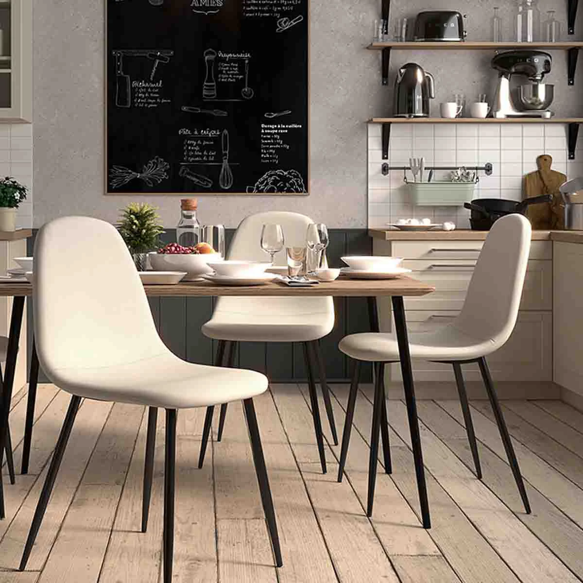 Casual Atelier Du Nord – Charlton Fabric Dining Chair Premium Material