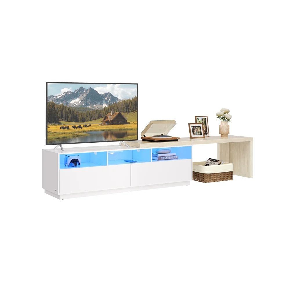 Authentic VASAGLE Kailyn Collection – TV Stand with Power Outlet Environmentally Friendly