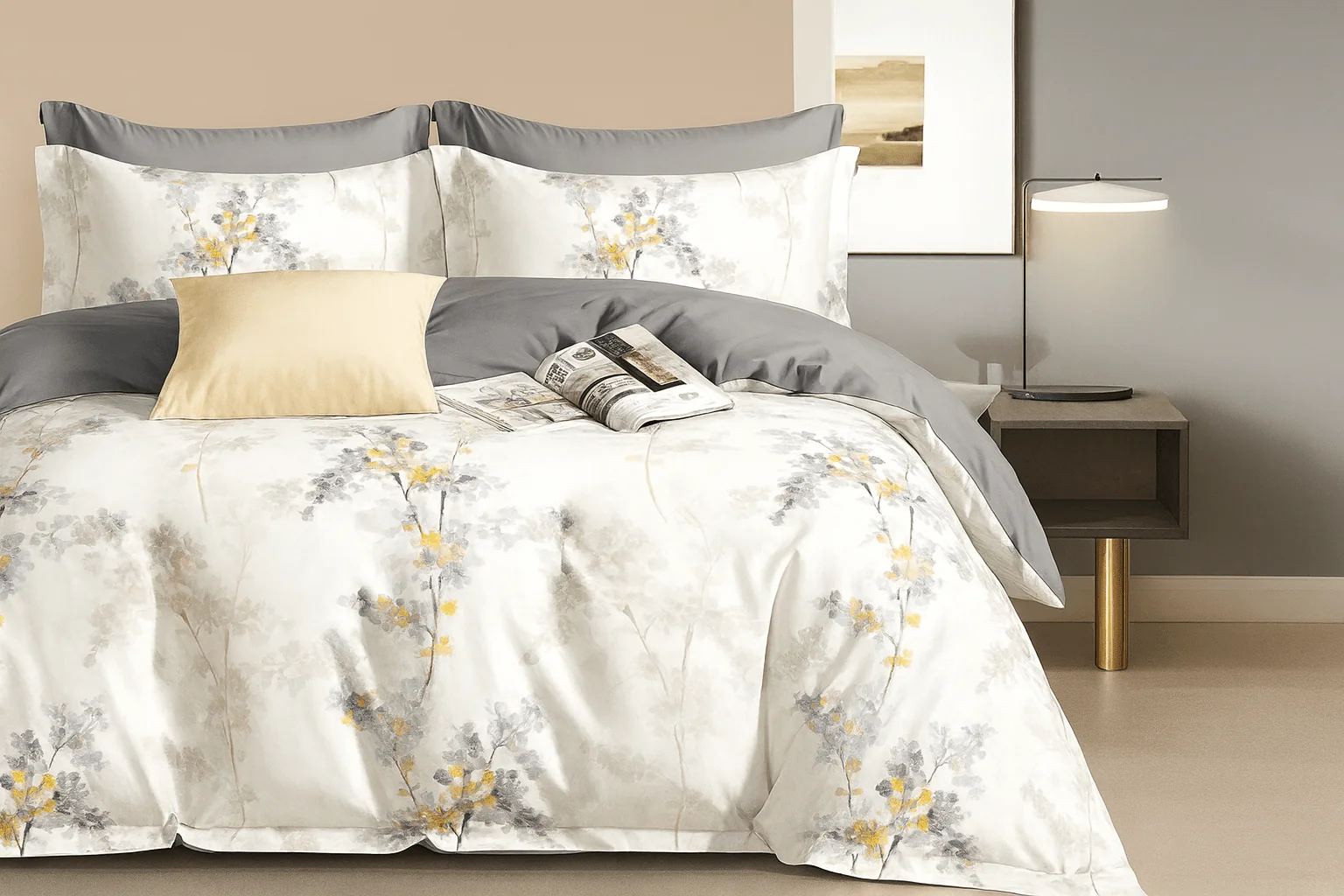 Stylish 3 pieces comforter sets ASTRID High-Quality