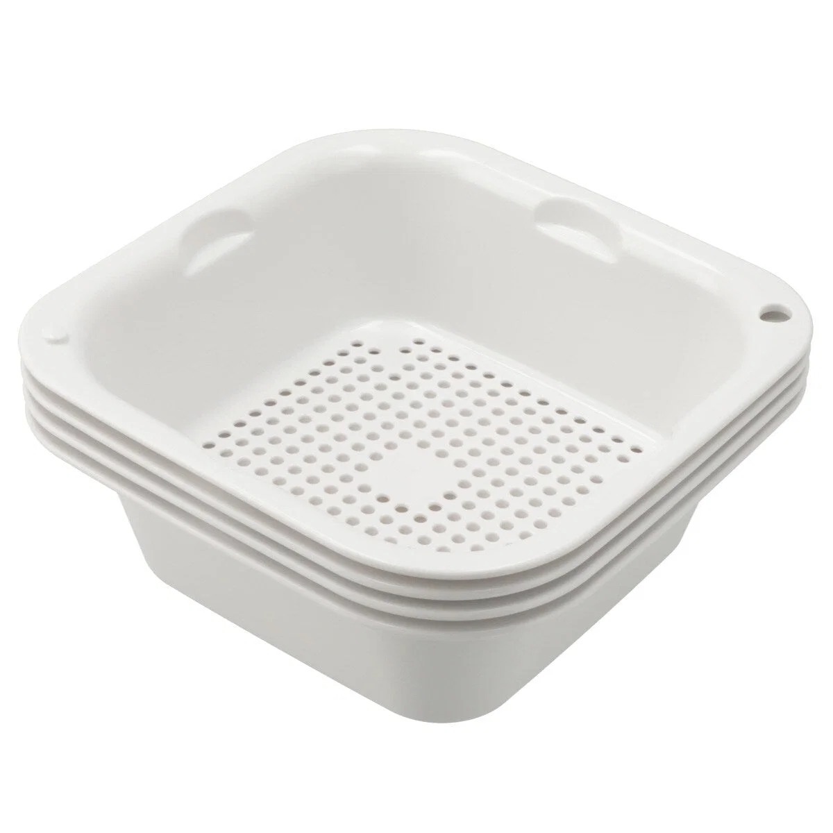High-End STACKABLE COLANDER BAT SET Practical