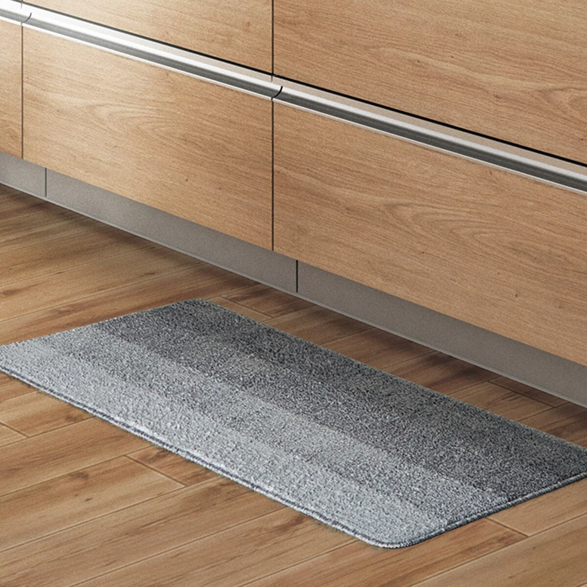 Stylish FLOOR MAT GRADATION GY 45X120 LG10 Unique